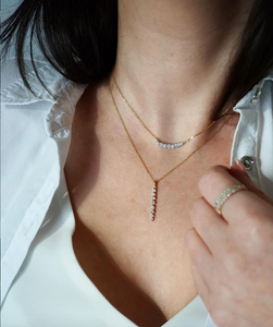 Gradient Diamond Necklace