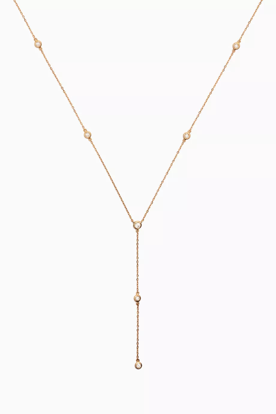 Diamond Lariat Necklace