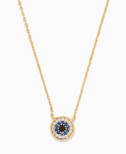 Round Evil Eye Necklace