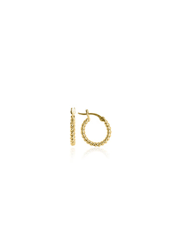 Gold Rope Earrings